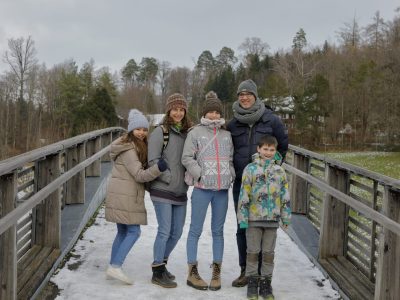 Daniela Bucher und ihre Familie