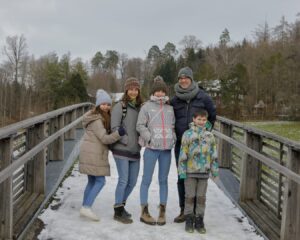 Daniela Bucher und ihre Familie